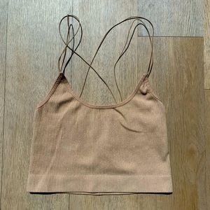 Urban Outfitters Out From Under beige crop top